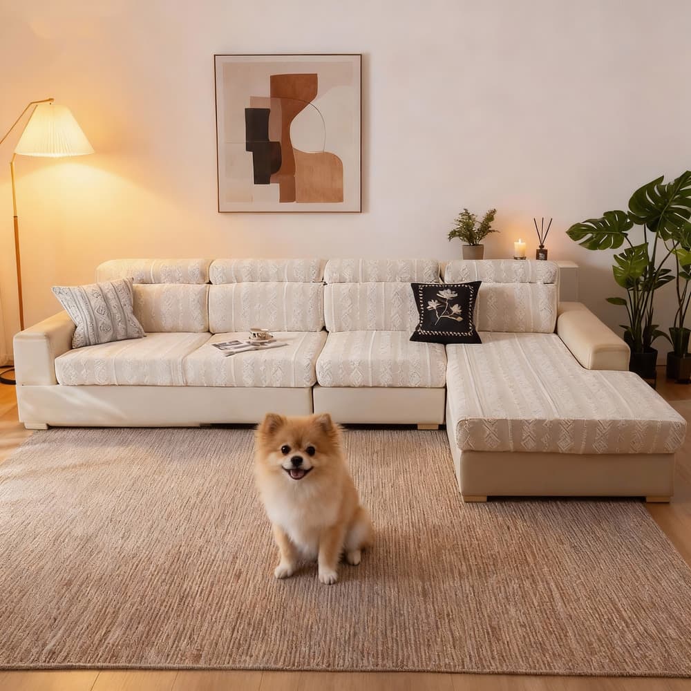 Machine Washable Sofa Cover - Scratch Resistant, Pet Friendly Furniture Protector for Couches