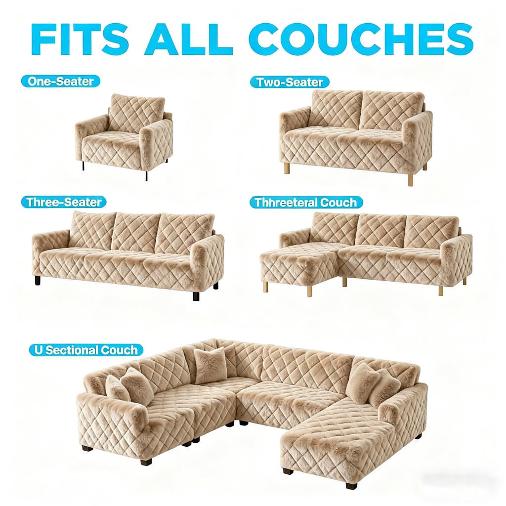 Pet Proof Sofa Cover,Full Coverage, Anti Slip & Machine Washable