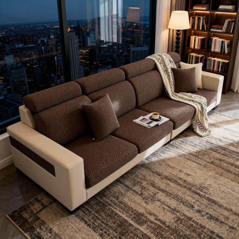 Sofa Cover First EasyFit Stretch Sofa Slipcover - 3-Second Living Room Refresh, Pet & Scratch Resistant for Couches