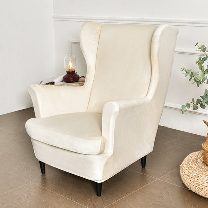 Plush Stretch Chair Slipcover - Velvet Fabric