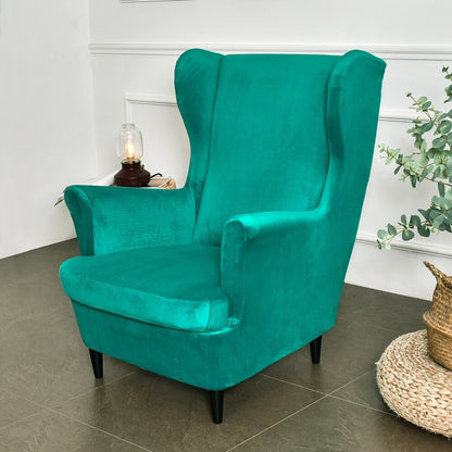 Plush Stretch Chair Slipcover - Velvet Fabric