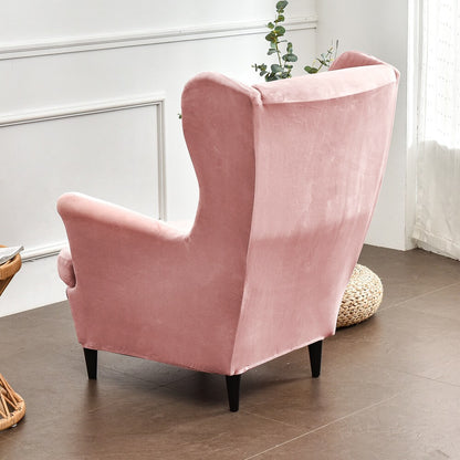 Plush Stretch Chair Slipcover - Velvet Fabric