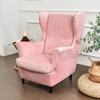 Plush Stretch Chair Slipcover - Velvet Fabric